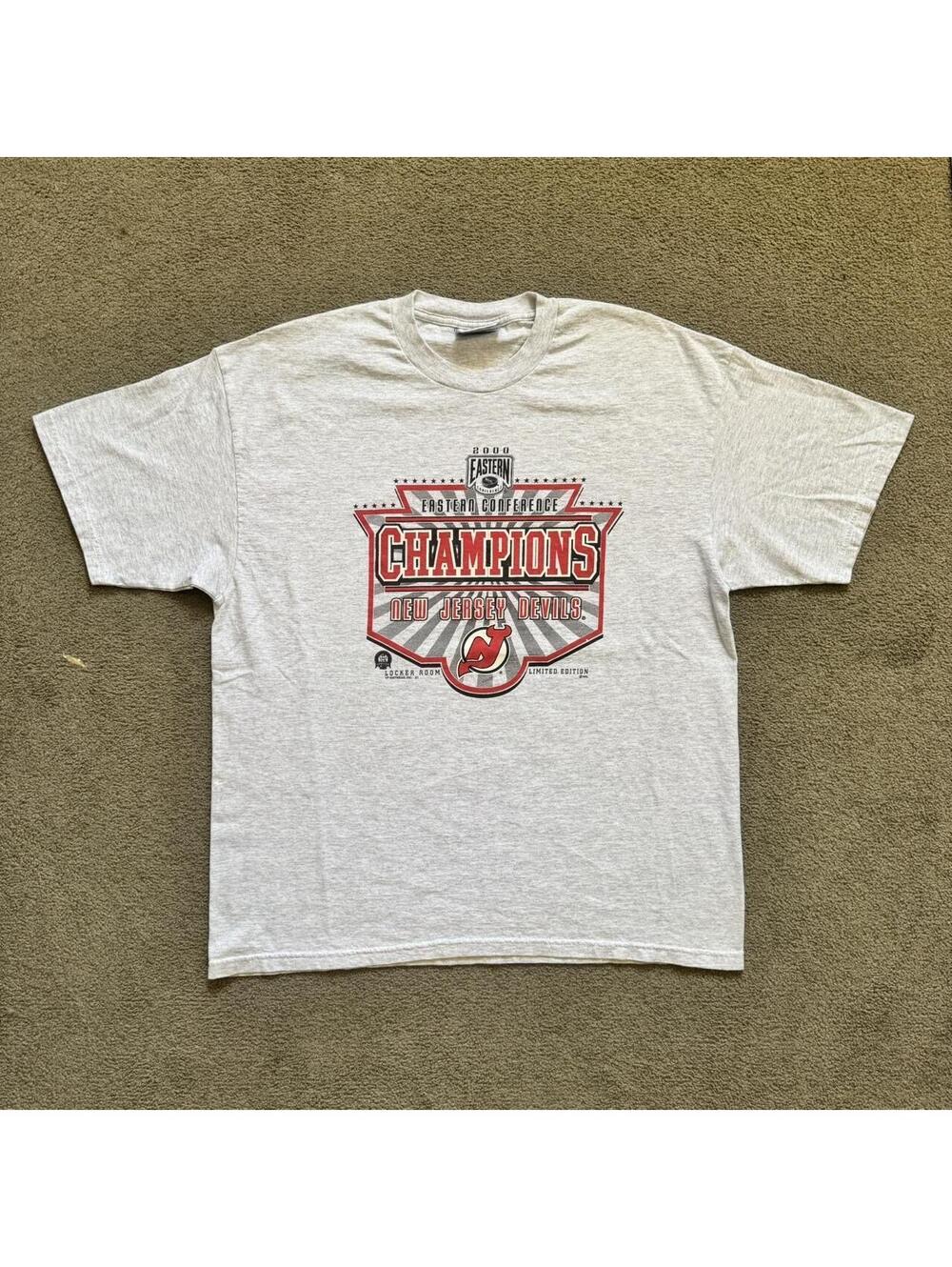Vintage 2000 Limited Edition NHL New Jersey Devils Champions Tee